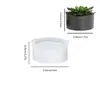 Gesso Aromaterapia DIY Vitalício Cimento Resina Chapéu de Mago Pote de Armazenamento Xadrez Copo de Vela Molde de Silicone
