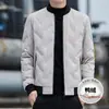Chamarra de plumas casual de invierno Enbu, engrosada y cálida, abrigo de invierno moderno estilo coreano para jóvenes, chamarra de moda con cuello alto