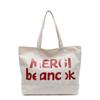 Bolsa de Viagem Casual Portátil de Mão Grande Capacidade 2025 Nova Bolsa de Ombro com Estampa de Letras Estilo Coreano Bolsa de Ombro para o Dia a Dia