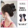 Coque Sintético para Mulheres, Coque Realista Fofo, Novo Estilizador de Cabelo Estilo Chinês, Laço, Presilha Pinça Bigode de Dragão, Coque Sintético