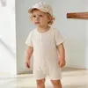 Body de manga corta para bebé, estilo verano fino, Clase A 10A, ropa antibacteriana para lactantes, para niños y niñas