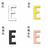Accesorios de letras brillantes de aleación de 18 mm, letras en inglés para bricolaje, con cuentas hechas a mano, para decoración de sombreros, ropa y cuello.