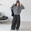 Conjunto de outfit de otoño para niñas, elegante y a la moda, suéter polo de punto estilo universitario, pantalones a cuadros de primavera y otoño para niñas mayores