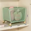 Caja de almacenamiento de mascarillas faciales de gran capacidad, cesta de almacenamiento de cosméticos para lavabo de baño, estante para productos de cuidado de la piel de escritorio para baño