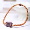 Pulsera de sándalo de Indonesia DIY de cinco artículos especificaciones 0.6 para hombres y mujeres juego literario rosario joyería decoración fabricantes mayoreo