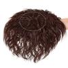 Peluca Superior para Cubrir Canas, Pieza de Peluca para Mujeres, Extensiones de Cabello Realistas, Peluca sin Costuras, Maíz Rizado Esponjoso