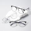 Gafas Europeas y Americanas de Media Montura para Miopía Sin Graduación con Montura de Ceja, Monturas de Gafas Elegantes e Intelectuales para Hombre, Monturas Cuadradas para Estudiante, Estilo Ins