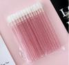 Nuevo pincel para labios con varilla de cristal para injerto de pestañas, pincel para lápiz labial, pincel para glaseado de labios, herramientas de maquillaje de belleza, pincel de maquillaje con varilla de cristal