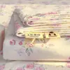 Sábanas de Gasa de Doble Capa Nuevas de Verano Pieza Única Lavables a Máquina Dormitorio de Estudiantes Sábanas para Cama en Casa Funda de Almohada Juego de Tres Piezas para Cama