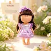 Roupas Apenas Espanha Mia Batata Boneca Roupas 30cm Boneca Rosa Gaze Roxa Gaze Conjunto de Vestido Princesa Ballet