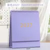 Calendario de escritorio 2027 Año del Cordero, disponible para venta al por mayor, adecuado para uso en oficina, con un diseño sencillo, personalizable con logotipos y puede usarse para fines publicitarios