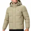 2026 Invierno Transfronterizo Amazon 3D para Hombre Nueva Moda Versátil Casual Chaqueta de Algodón Color Sólido Cárdigan Desmontable