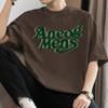 Camiseta blanca de algodón pesado estilo americano de 260 g, camiseta de manga corta de verano para hombre, cuello redondo, camiseta de algodón de media manga