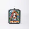Rebgong Tíbet Nepal Thangka Puro Pintado a Mano Ocho Deidades Guardianas del Zodiaco Mahavairocana 4*5 [Núcleo de Tarjeta]