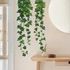 Hs1359E Planta Verde Pequeña Enredadera Decoración de Pared de Fondo para Hogar Dormitorio Sala de Estar Pegatina de Pared Pegatina Artificial