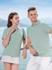 Camisa Polo de Algodón Fino de Gravedad 190g Elegante de Negocios Color Sólido Manga Corta Cuello Solapa Soporta Impresión Bordada Aberturas Laterales