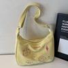 2025 Nova Bolsa Tote Casual Simples Estilo Coreano Estudante Aula Deslocamento Styline Preguiçosa Bolsa Mensageiro para Mulheres