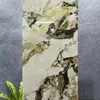 Azulejos de Piso de Pedra de Luxo Estilo Francês Preto Minimalista com Padrão de Mármore 60*120 Azulejos Cerâmicos para Hotéis e Supermercados, Azulejos Brilhantes Cor de Café