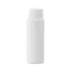 Frasco de Loção de 60ml, Tônico, Essência, Frasco de Loção Branco, Frasco com Tampa de Rosca de Alumínio Anodizado, Gel de Banho Pe, Frasco de Removedor de Maquiagem