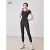 Ropa de Fitness para Mujer 2026 Estilo Nuevo Ajustada de Manga Corta Ceñida Tops Deportivos de Alta Gama con Almohadillas en el Pecho Ropa para Pilates Yoga
