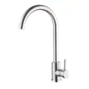 Torneira de Cozinha de Aço Inoxidável, Lavatório, Pia de Lavanderia, Torneira Giratória Quente e Fria, Atacado Aço Inoxidável 304