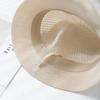 Sombrero Estilo Coreano Calado Delgado Transpirable Sombrero de Cúpula Cuenca Sombrero de Pescador Tejido a Crochet Sombrero de Sol para Protección Solar de Primavera y Verano para Mujer