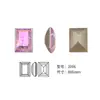 Dongzhou Gelo Frito Flor de Unha Diamante 8*6mm Pequeno Cristal de Rocha Fundo Pontiagudo Diamante Acessórios para Joias DIY Revestimento Flash Unha Diamante Pegajoso