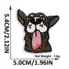 Parches Bordados de Perro Lindos Qiansheng con Adhesivo Termofusible para Ropa de Cachorro de Dibujos Animados, Sombreros, Mochilas y Parches Decorativos