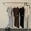 Y.JIA Yijia Estilo Coreano de Principios de Otoño Estilo Perezoso Camiseta Reversible de Manga Murciélago + Conjunto de Pantalones Casuales de Pierna Recta 7602
