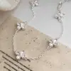 Pulsera Popular de Trébol para Mujer, Joyería de Diseño Exquisito de Nicho de Lujo Ligero, Regalo de Cumpleaños de Alto Valor para Fiesta Estudiantil, Mejor Amiga