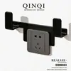 Soporte de pared para router, no requiere taladrar, para guardar módem óptico, cable de banda ancha, regleta y decodificador Wi-Fi
