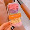 Goma elástica para niños, niña, color caramelo, sección de raíz de loto, goma elástica, cuerda para la cabeza de bebé, no daña el cabello, buena elasticidad, banda para el cabello