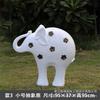 Escultura paisajística de plástico reforzado con fibra de vidrio de elefante grande de dibujos animados para exteriores, para parques comerciales, jardines Meichen, obras de arte, adornos para el suelo.
