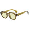 Europa y Estados Unidos gafas de sol de uñas de arroz duro gafas de sol de moda irregulares poligonales para mujer tendencia transfronteriza gafas anti-ultravioleta