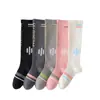 Calcetines de compresión profesionales para pantorrillas para mujeres Tenis Bádminton Yoga Fitness Correr Calcetines de compresión para piernas Adelgazantes