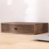 Caja de Almacenamiento de Escritorio de Madera, Estante Elevador para Monitor, Organizador de Cajones para Joyería, Mini Almacenamiento de Papelería para Estudiantes