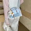 Bolso Cruzado de Moda Elegante 2026, Bolso de Mujer Estilo Universitario Británico Retro, Bolso de Mano Cuadrado Pequeño de Patchwork de Moda