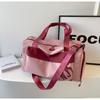 Bolsa de Yoga Fitness com Separação Seca e Úmida Transfronteiriça para Mulheres, Casual, Simples, Moda, Bolsa de Armazenamento, Bolsa de Viagem Curta ao Ar Livre