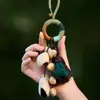 Cáscara de Fruta Natural Campana de Mano Bolso Colgante Campana Colgante Campana de Viento Sanadora Colgante Planta Natural Colgante para Coche Bolsas Colgantes Venta al por Mayor