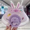 Sombreros para Niños, Sombreros Ventilador, Sombreros de Sol Recargables, Sombreros de Sol de Verano con Protección Solar para Niños y Niñas, Sombreros de Sol de Dibujos Animados Lindos con Parte Superior Abierta
