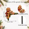 Venda Quente Transfronteiriça Enfeites de Pendurar de Madeira Papai Noel Boneco de Neve Rena para o Natal Corredor Casa Festival Presente Decoração Enfeites Novo Estilo