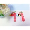 Urso Morango Ganancioso Desenho Animado Bolsa Fofa Chaveiro Pingente Pvc Pingente de Presente Atacado Chaveiro de Mochila Escolar