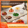Tábua de corte macia de silicone multifuncional, placa isolante térmica, aquecedor de mesa, almofada aquecida de temperatura constante, almofada dobrável para pratos quentes, tábua de corte quente de inverno