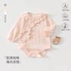 Macacão de Manga Comprida para Bebê para as Estações de Primavera e Outono, Algodão Puro, Roupas Fofas para Casa e Passeio para Recém-Nascido, Roupa Infantil Anyang