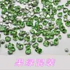 Ponta de Manicure de Reposição Plana K9 Alta Qualidade Verde Fruta Parte Inferior Diamante Lote Inteiro Redondo Brilhante Coração Formato Especial Diamante Ornamento Unha Vidro Manicure Diamante