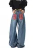 Jeans de Cuadros Scimitar de Calle Alta Americana para Mujer Otoño e Invierno 2025 Nuevo Diseño Pantalones Casuales de Pierna Ancha Pantalones Scimitar