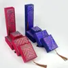 Caixa de Joias Retrô com Franjas, Caixa de Brocado com Padrão de Ondas, Para Brincos, Anéis, Pulseiras, Colares, Caixas de Embalagem para Presente de Joias