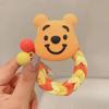 Cuerda de Pelo de Perro Colorida para Niños Celebridad de Internet Agarrador Duradero Alta Elasticidad Cuerda para la Cabeza Coleta de Niña Círculo para el Pelo Banda de Goma