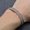 Explosiones de Comercio Exterior Pulsera Runa Vikinga para Hombre Pulsera Luna Wengu Plata Brazalete Pulsera de Línea Amuleto Joyería