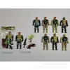 Juguetes de Adornos de Mesa Militares de Juego de Rol de Comercio Exterior para Niños / Set de 4 Modelos de Soldado Realistas de 11 cm con Accesorios